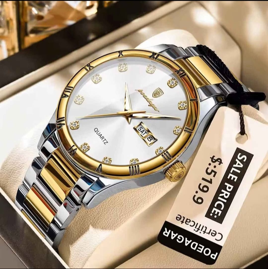 Poedagar Luxury Quartz Wrist Watch for Men