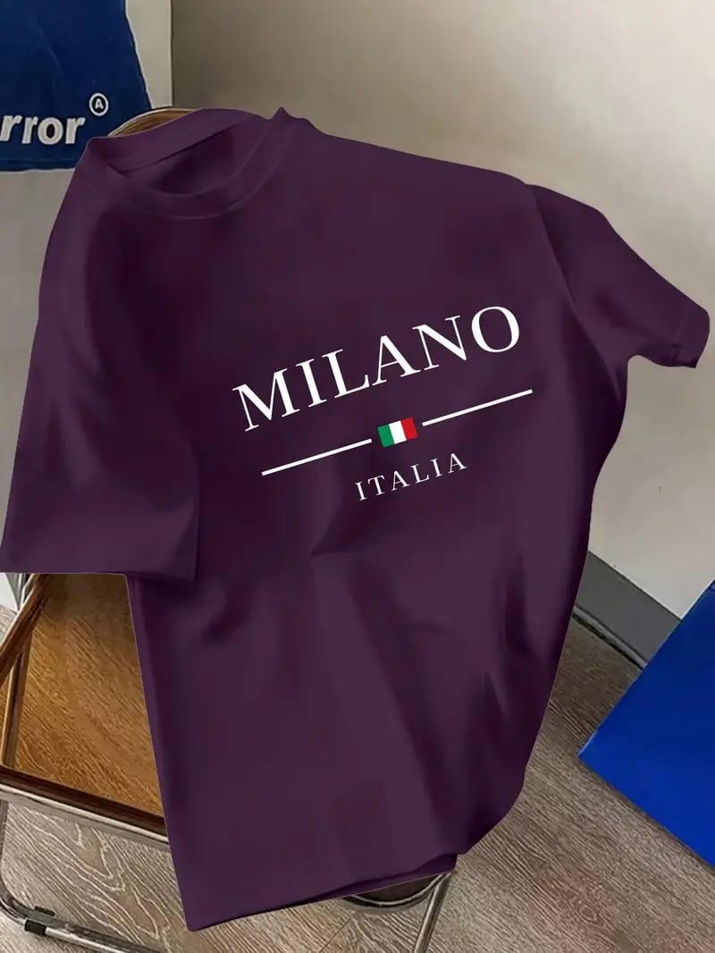 Drop Shoulder Tshirt with DTF Print